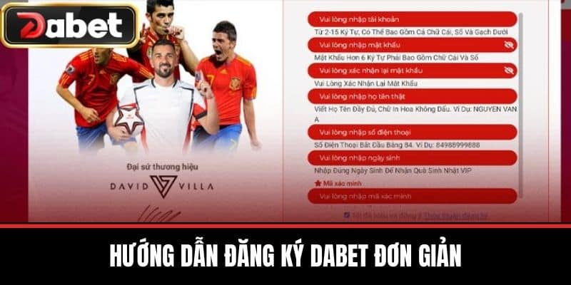 Hướng Dẫn Đăng Ký DABET Đơn Giản